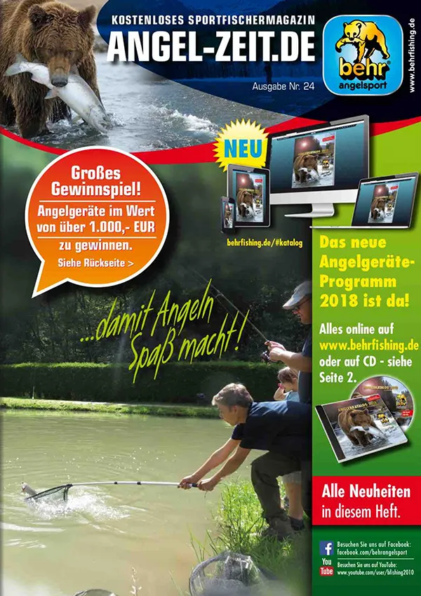 Behr Angelsport Magazin Angelzeit Nummer 24.